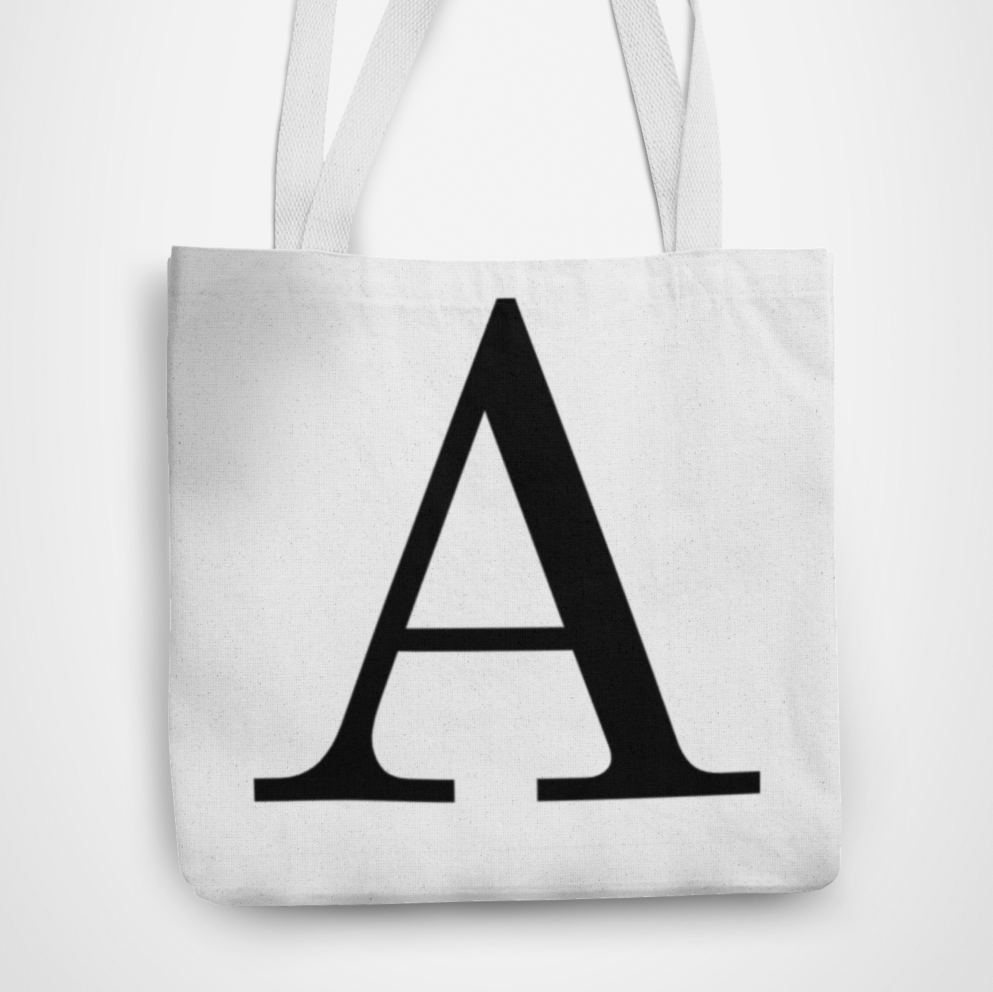 Initial Personalised Tote Bag
